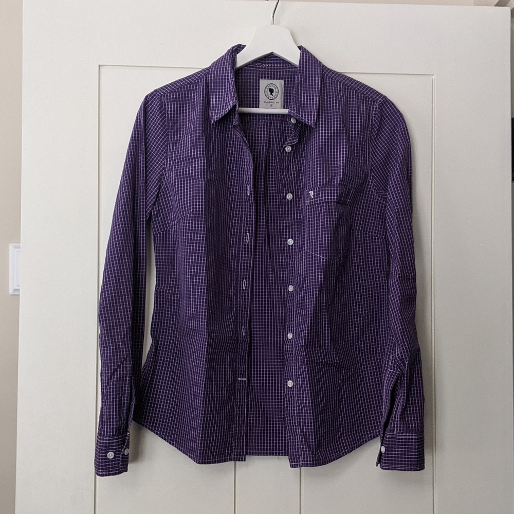 S Purple Oxford Shirt - Talula Aritzia
